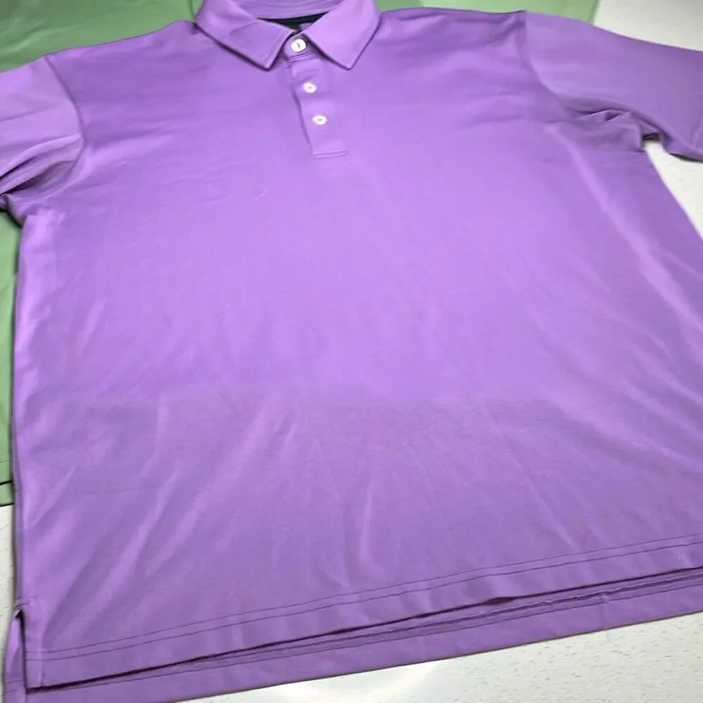 Dunning Golf Lot of Three (3) Performance Polo Shirts Men’s Large